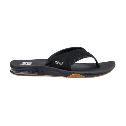 Reef Men's Fanning Bottle Opener Black, Sandal