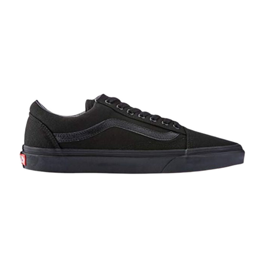 Vans "Canvas Old Skool" Sneakers (Black/Black) Skateboarding Skate Classic Shoes