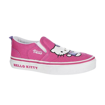 Vans Hello Kitty Asher Magenta / White Girl's Shoes VN-0DFU738