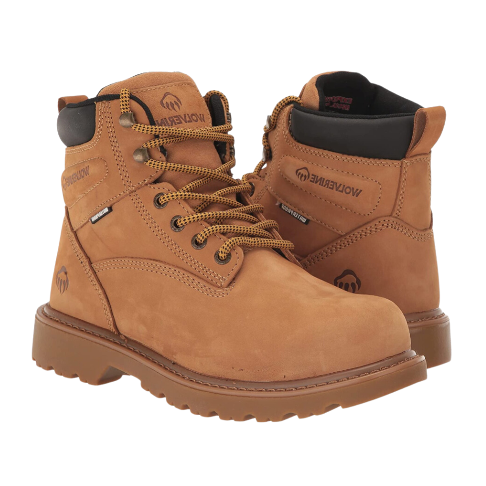 WOLVERINE Men's Floorhand Insulated Waterproof Steel Toe 6in Construction Boot