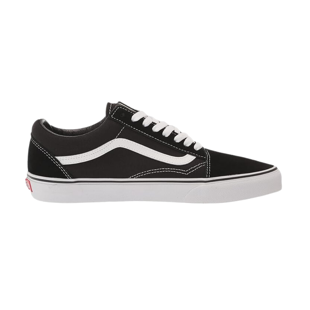 Vans Unisex Old Skool Classic Skate Shoes Black/White