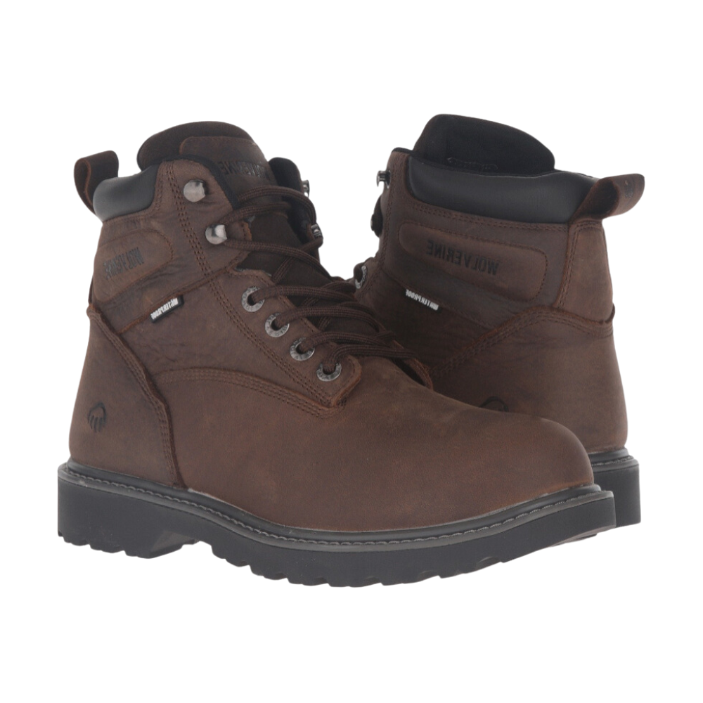 Wolverine Floorhand Dark Brown W10643 6" Waterproof Work Boot W10643