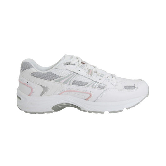 Vionic 23WALKER Classic -Walking Shoes -White/Pink Leather