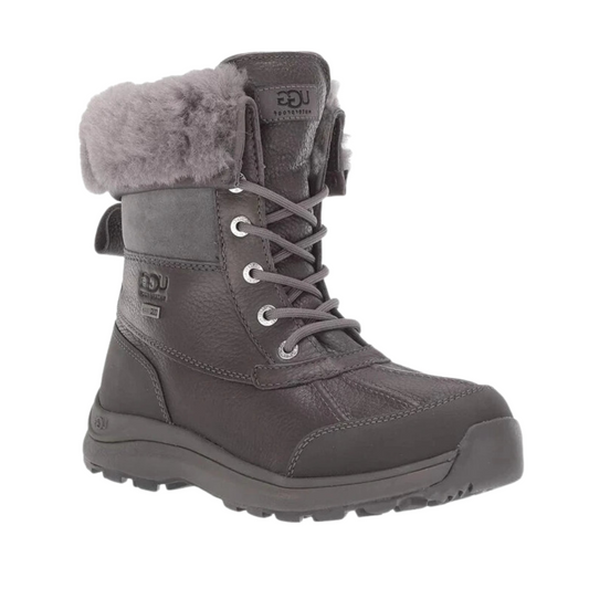 UGG Women's Adirondack Boot III Snow, Charcoal, 7.5 M US