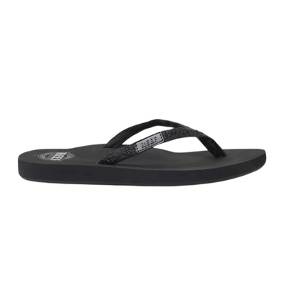 Reef Ginger Women's Black Black RF001660 Casual Sandals Flip Flops