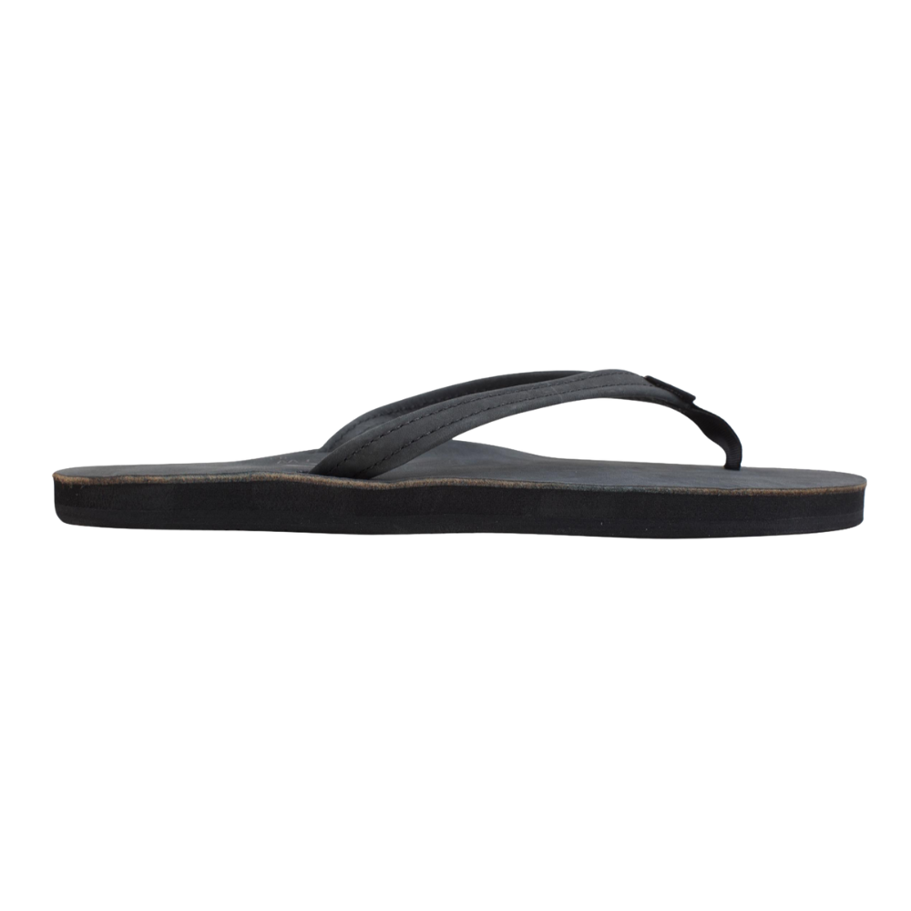 Rainbow Women's Single Layer Narrow Black Sandals 301ALTSN-TTBK