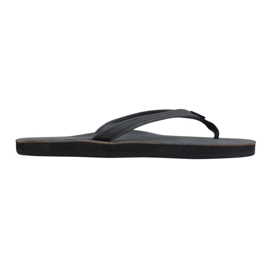 Rainbow Women's Single Layer Narrow Black Sandals 301ALTSN-TTBK