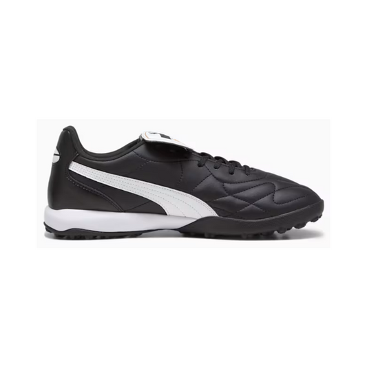 PUMA Men’s KING TOP Turf Training Soccer Shoe – Black/White