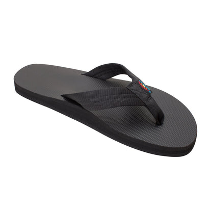 Rainbow Sandals Men's Classic Rubber - Single Layer Soft Top- EVA Rubber Filled Nylon Strap