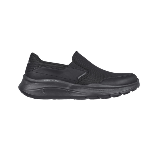 Skechers Men’s Relaxed Fit Equalizer 5.0 Persistable Shoes Black | Slip-On Memory Foam Sneakers