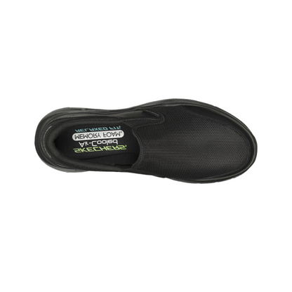 Skechers Men’s Relaxed Fit Equalizer 5.0 Persistable Shoes Black | Slip-On Memory Foam Sneakers
