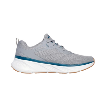 Skechers Men’s Edgeride Exxo Sneaker – Ultra Lightweight Comfort Walking, Workout Shoe, Grey/Turquoise