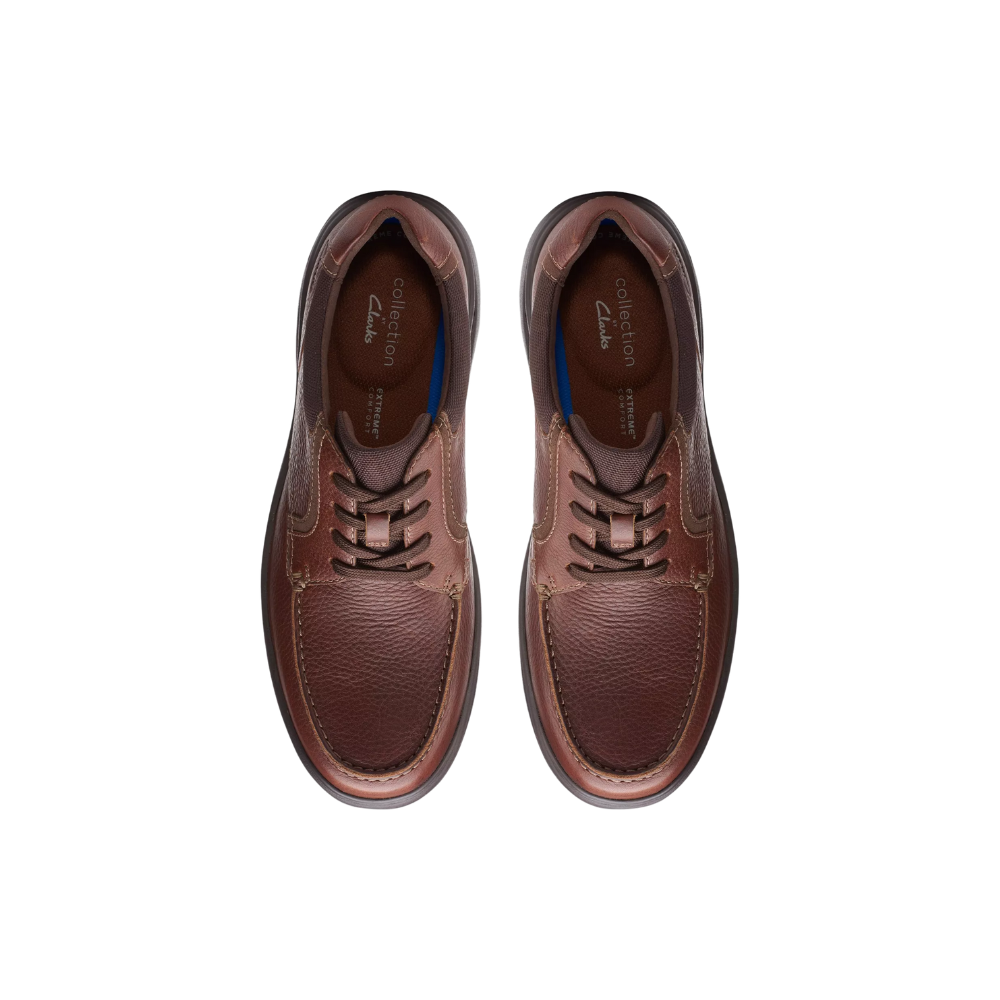 Clarks Men's Bradley Walk Oxford, Brown Tumbled Leather