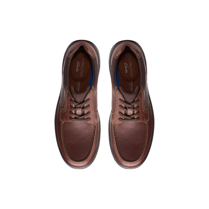 Clarks Men's Bradley Walk Oxford, Brown Tumbled Leather