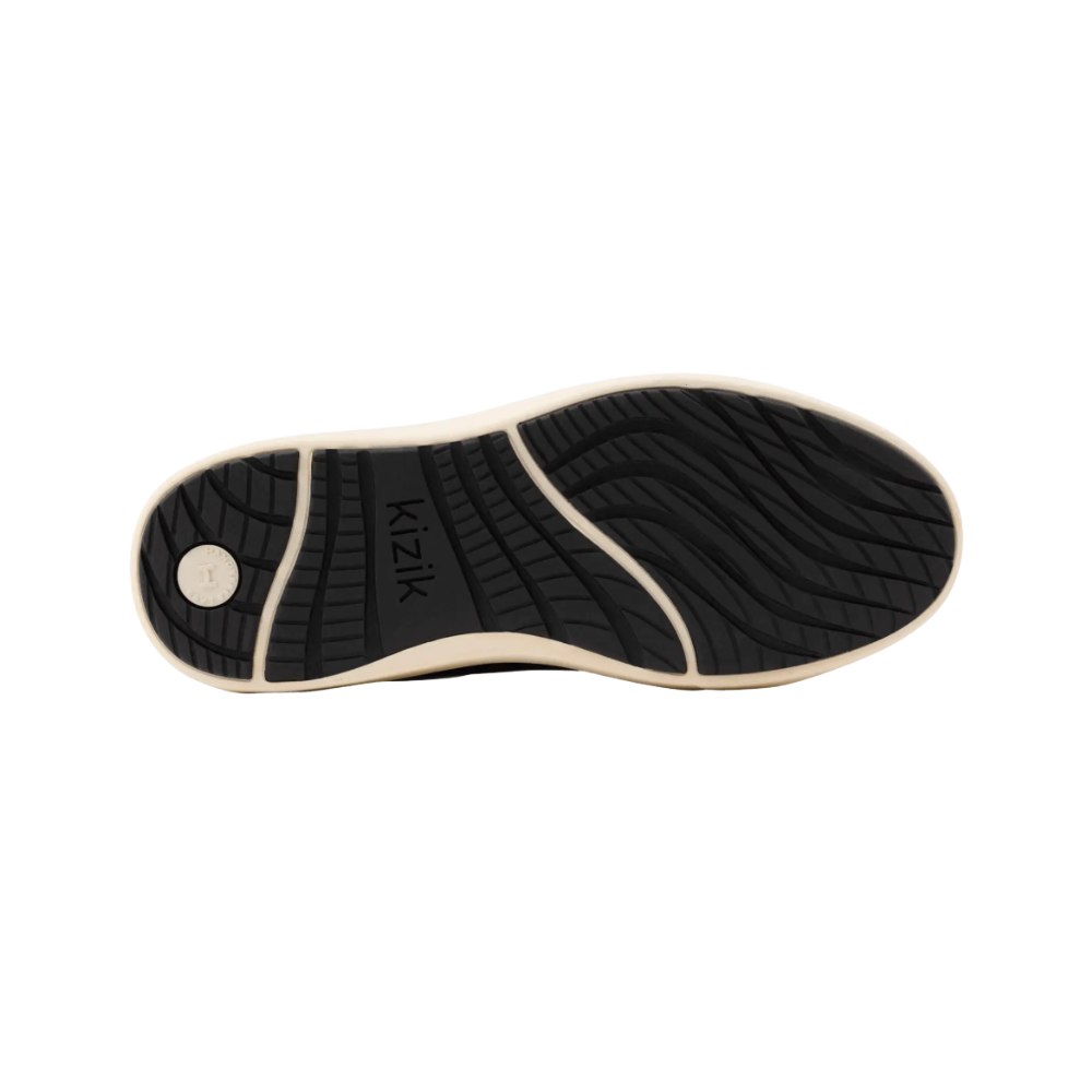 Kizik Women’s Vegas 2 – Hands-Free Leather Sneakers - Black Pristine