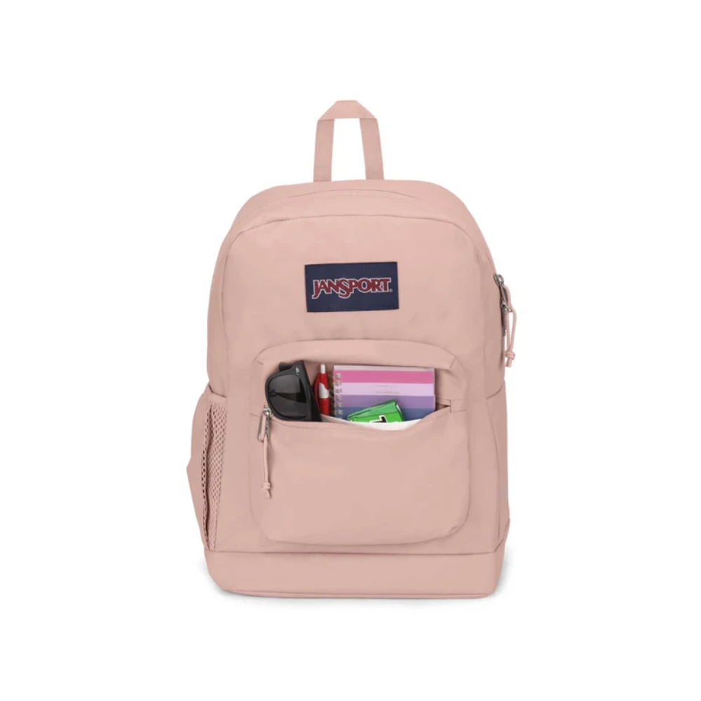 JanSport Cross Town Plus Lightweight Backpack Misty Rose JS0A7ZNZ7N8