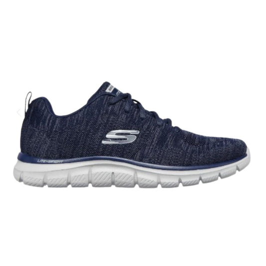 Skechers Men's Track Front Runner Lace-up Sneaker Oxford, Navy/Gray