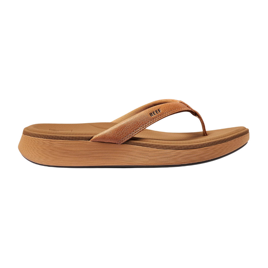 REEF Cushion Cloud Women's Flip Flop – Super Soft Molded Footbed, Arch Support, Lightweight Comfort, Natural