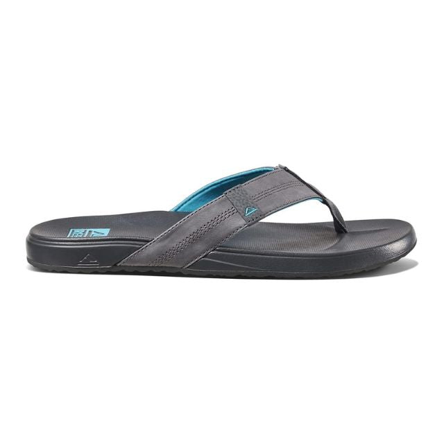 Reef Cushion Bounce Phantom Gray Aqua Men's Flip Flop