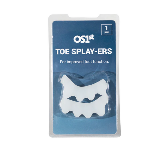 OS1st Toe Spacers Medium Clear SEBS Toe Alignment Corrector Fatigue Reducer