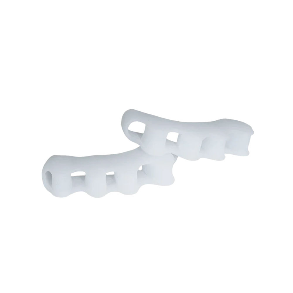 OS1st Toe Spacers Medium Clear SEBS Toe Alignment Corrector Fatigue Reducer