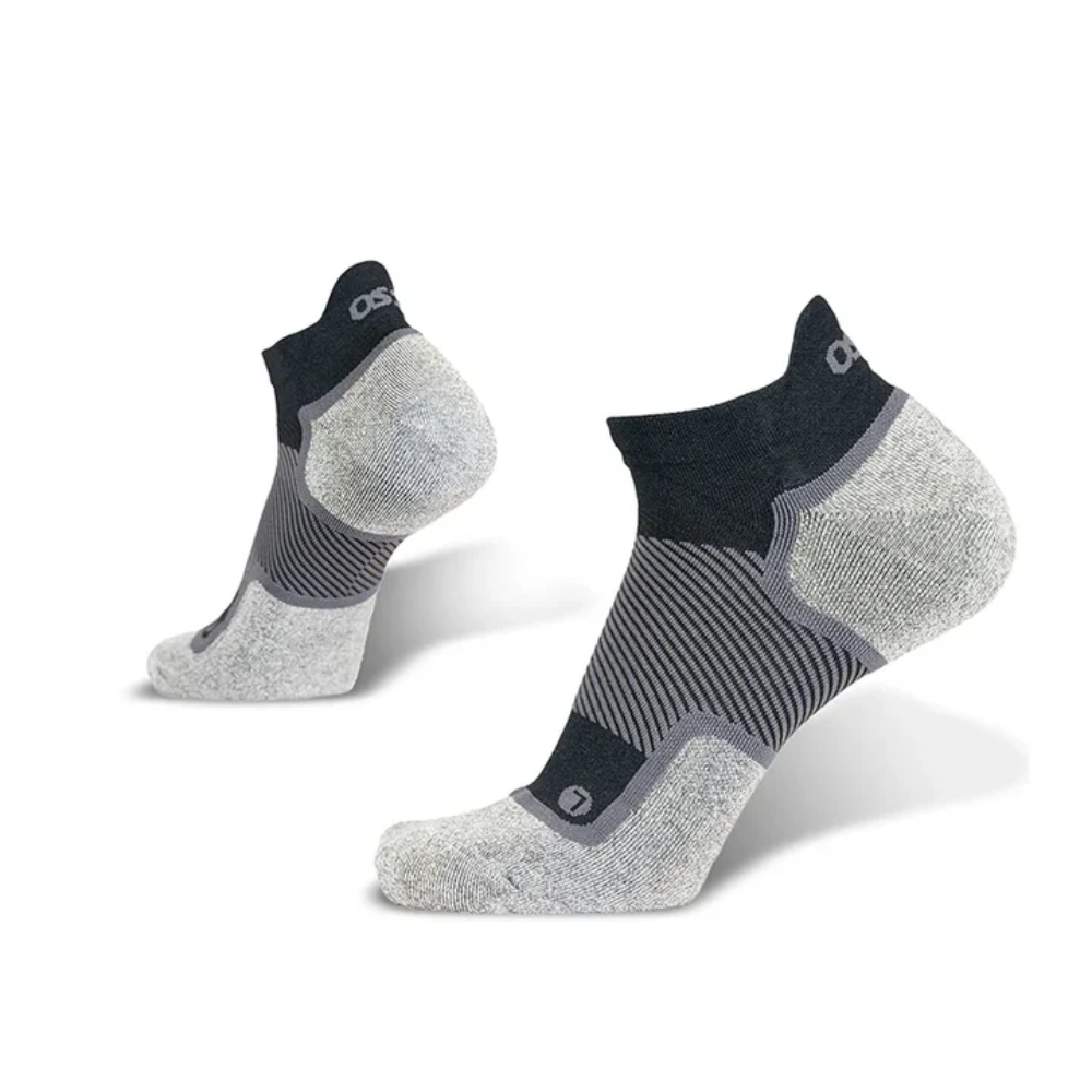 OS1st WIDE Wellness Performance Socks | No Show Black, White OS1-38541WX