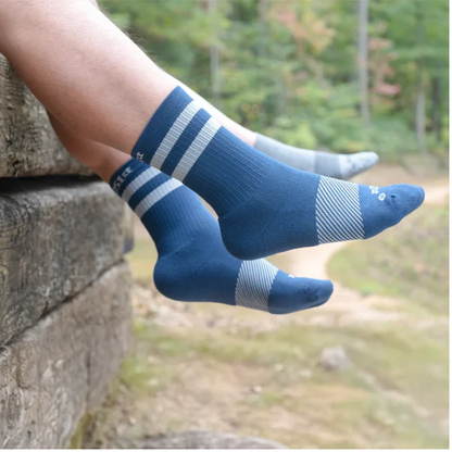OS1st WC Wicked Comfort Crew Sock-Striped