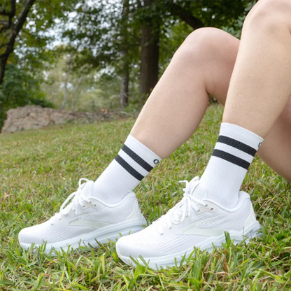 OS1st WC Wicked Comfort Crew Sock-Striped