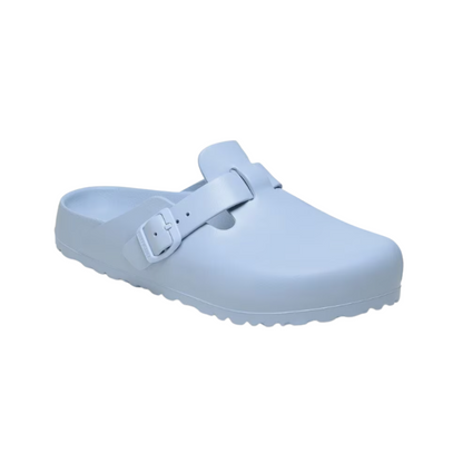 Birkenstock Women's Boston High-quality EVA Waterproof, Lightweight Clog, Dusty Blue