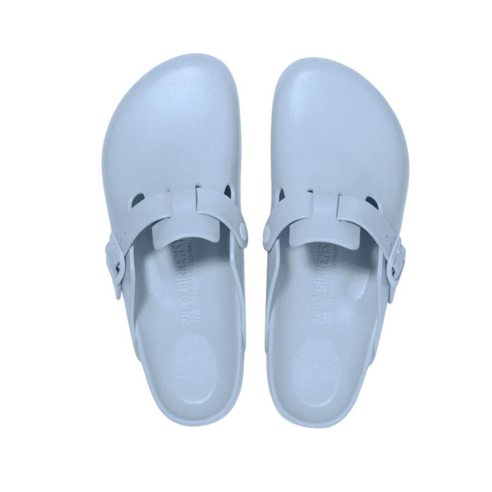 Birkenstock Women's Boston High-quality EVA Waterproof, Lightweight Clog, Dusty Blue