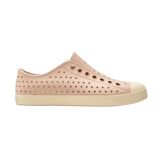 Native Shoes Jefferson Sugarlite – Lightweight, Breathable Unisex Adults Sneakers, Chameleon Pink/Bone White
