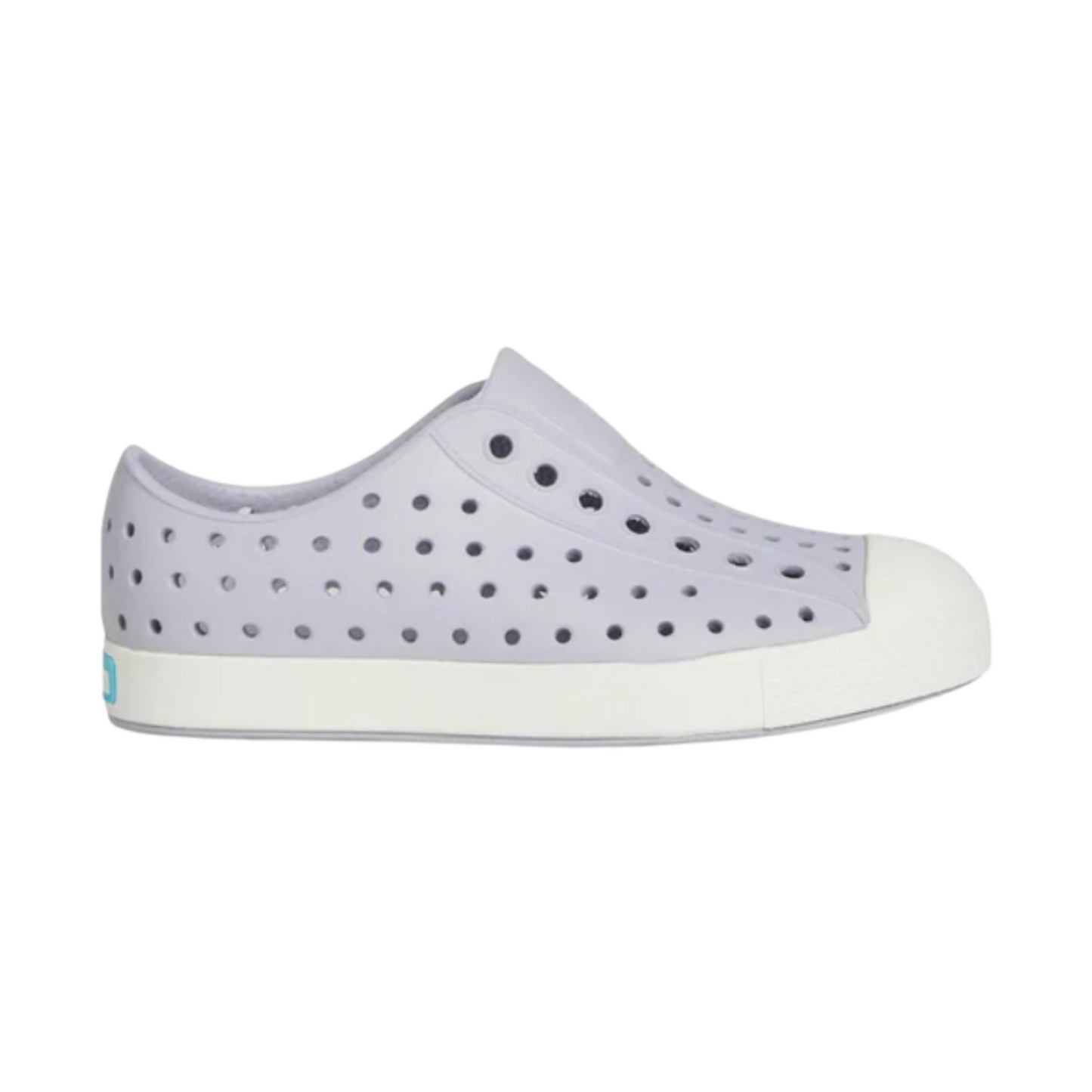 Native Shoes Jefferson Child – Lightweight, Waterproof & Breathable Sneakers in Future Purple/Shell White
