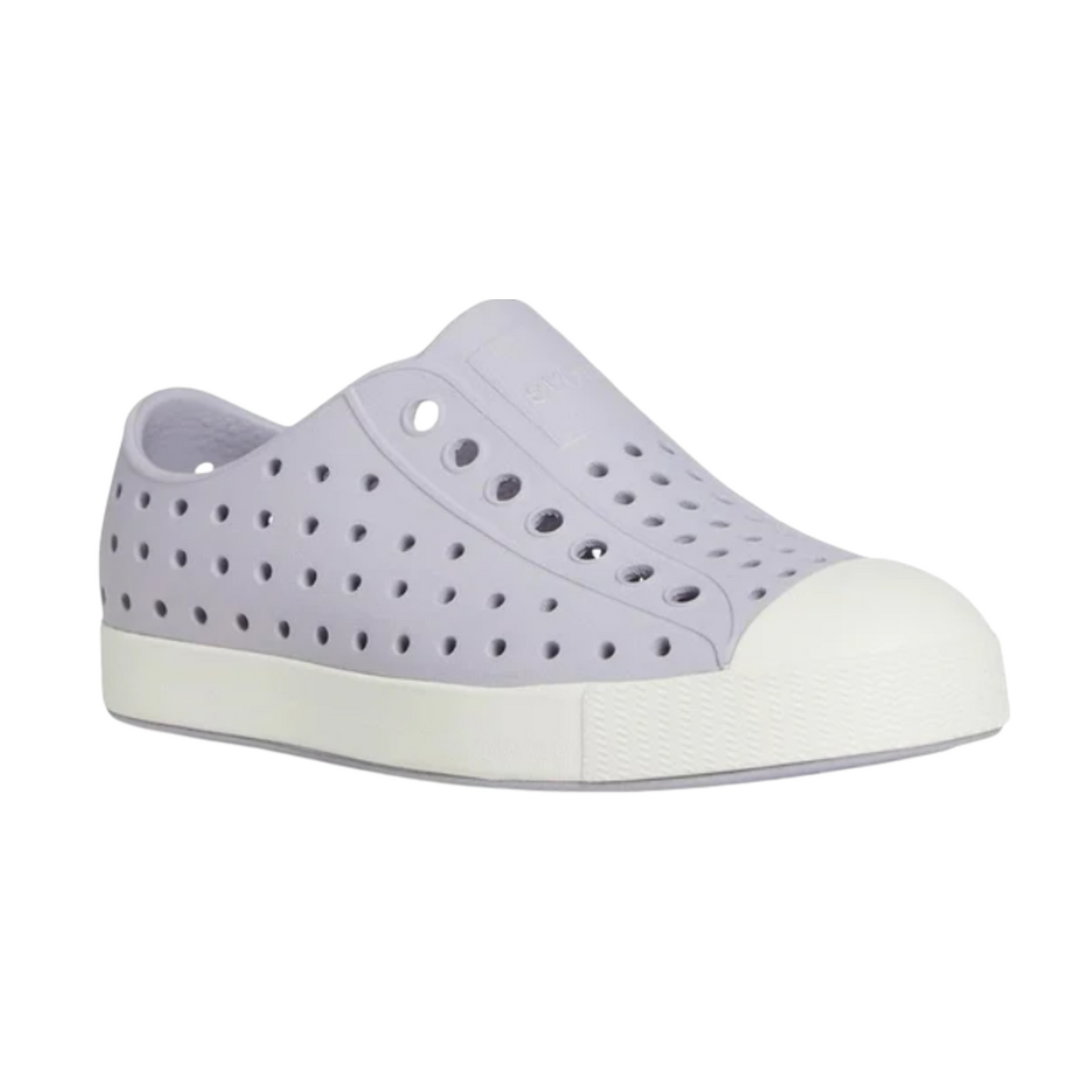 Native Shoes Jefferson Child – Lightweight, Waterproof & Breathable Sneakers in Future Purple/Shell White