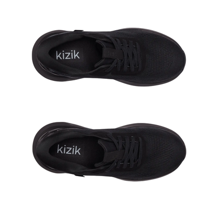 Kizik Men’s Athens 2 – Blackout | Hands-Free Slip-On Sneaker with Enhanced Cushioning