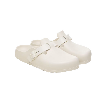 Birkenstock Boston EVA Unisex Clog Sandals Eggshell | Waterproof Lightweight Slip-On Comfort