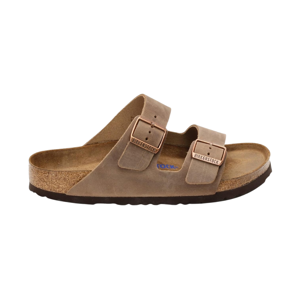 Birkenstock Arizona Soft Footbed Oiled Leather  Sandals Tobacco Brown