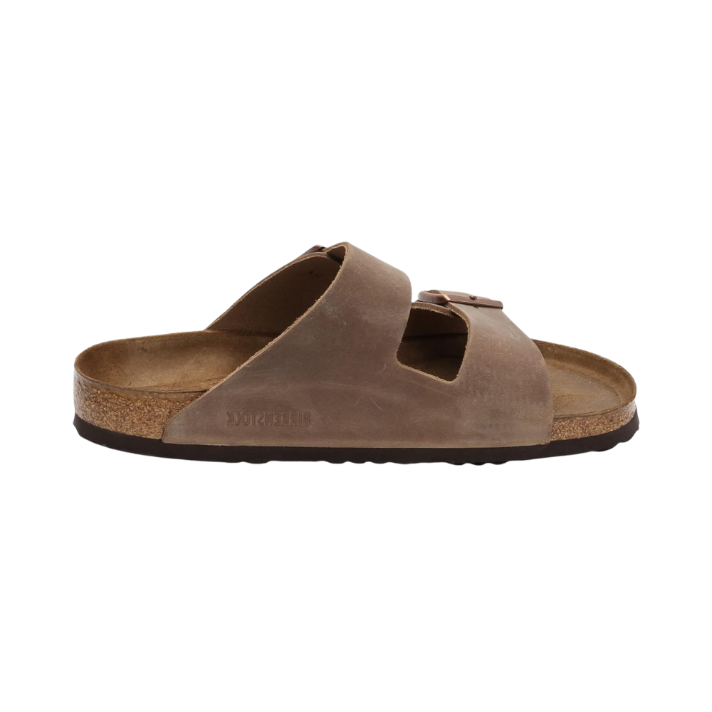 Birkenstock Arizona Soft Footbed Oiled Leather  Sandals Tobacco Brown