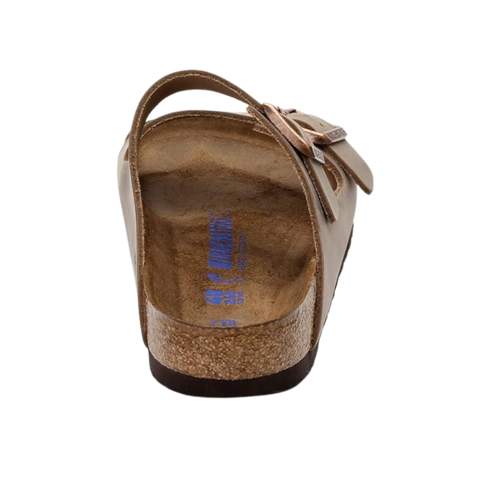 Birkenstock Arizona Soft Footbed Oiled Leather  Sandals Tobacco Brown