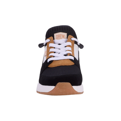 Drew Women's Bobbie - No Hands Lightweight sneakers, Black Combo 10837