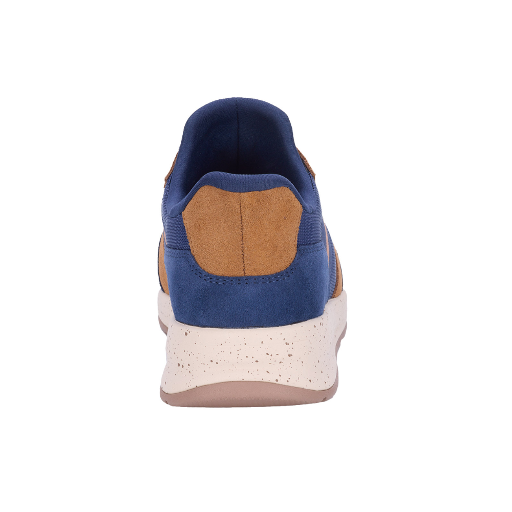 Drew Men’s Connor Orthotic Comfort Sneaker  Navy Suede Combo 40113