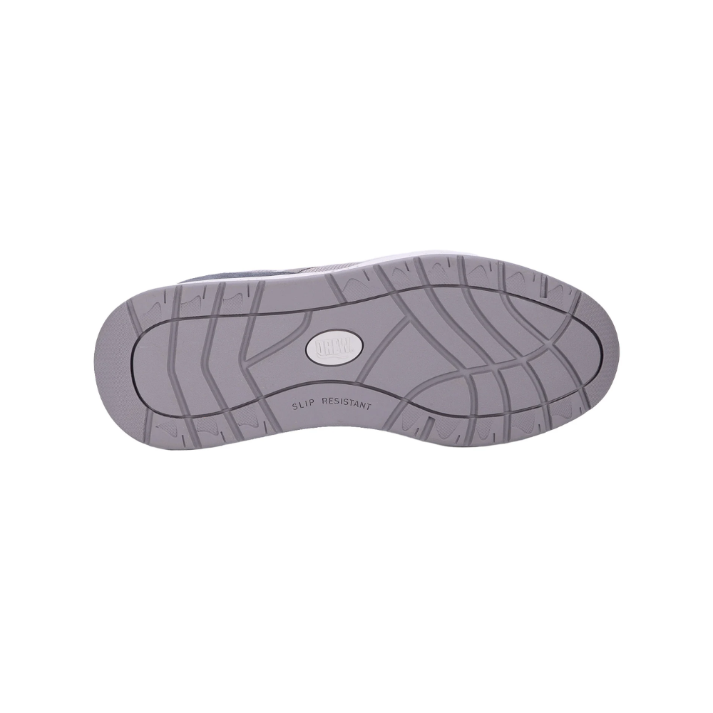 Drew Men’s Connor Orthotic Comfort Sneaker Gray Suede Combo 40113