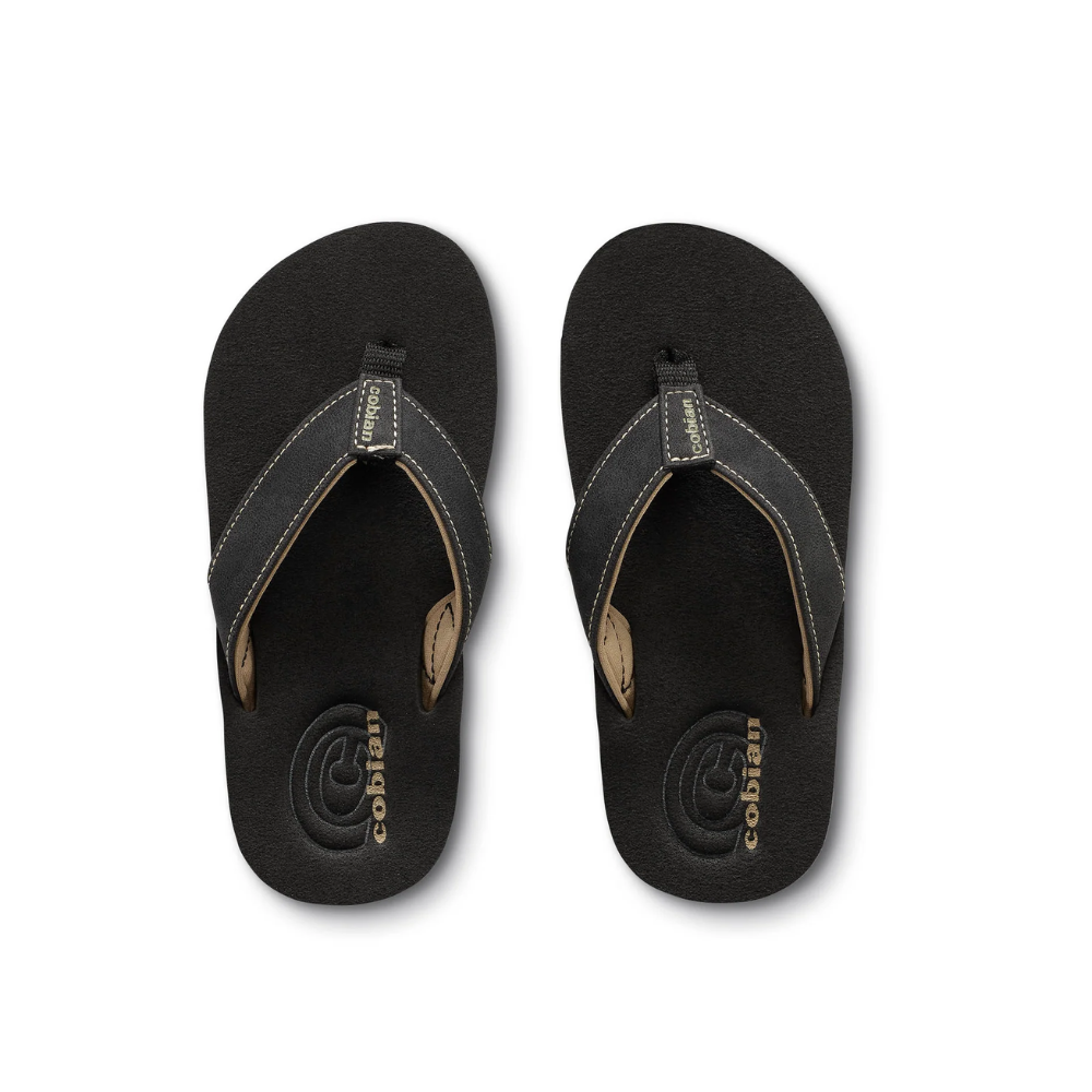 Cobian Kids Floater 2 Jr Flip Flops Black Sandals Boys Size 9 10 11 12 1 2 3