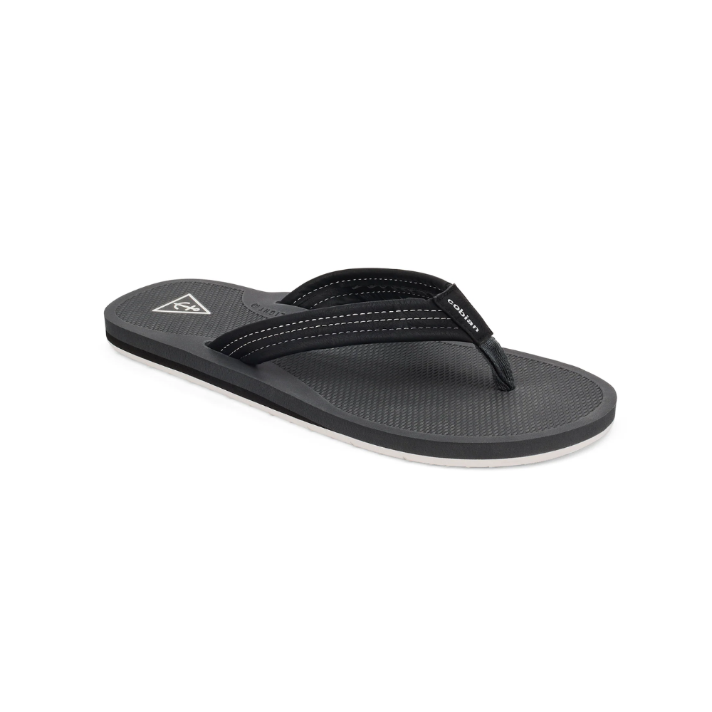 Cobian Anchor Men's Sandals Black Water Friendly Beach Thong  Flip Flops