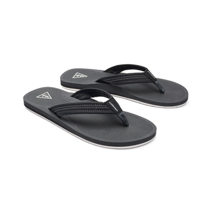 Cobian Anchor Men's Sandals Black Water Friendly Beach Thong  Flip Flops