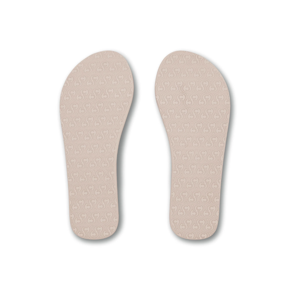 Cobian Women's Bermuda Bounce Mesh Strap Wedge Flip Flop Sandal Cream