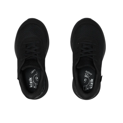 Kizik Kid's Athens 2 Hand's Free Unisex Lightweight Sneaker - Blackout