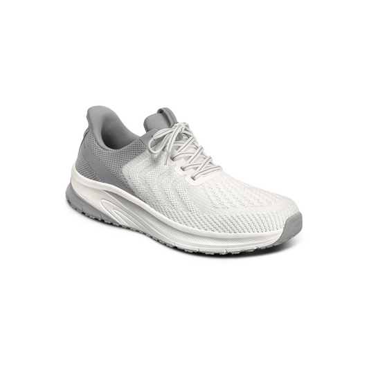 Orthofeet Men’s Tilos Hands‑Free Athletic Sneaker – White  20023M