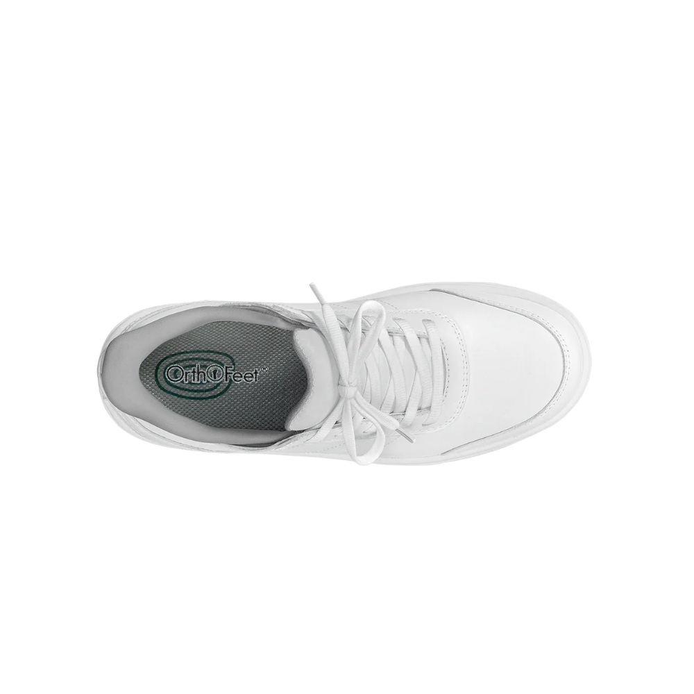 Orthofeet Wander Women Hand's Free Athletic Sneakers White - 81104M