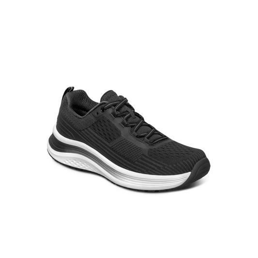 Orthofeet Relay - Women's Running Shoe - Black 87001M