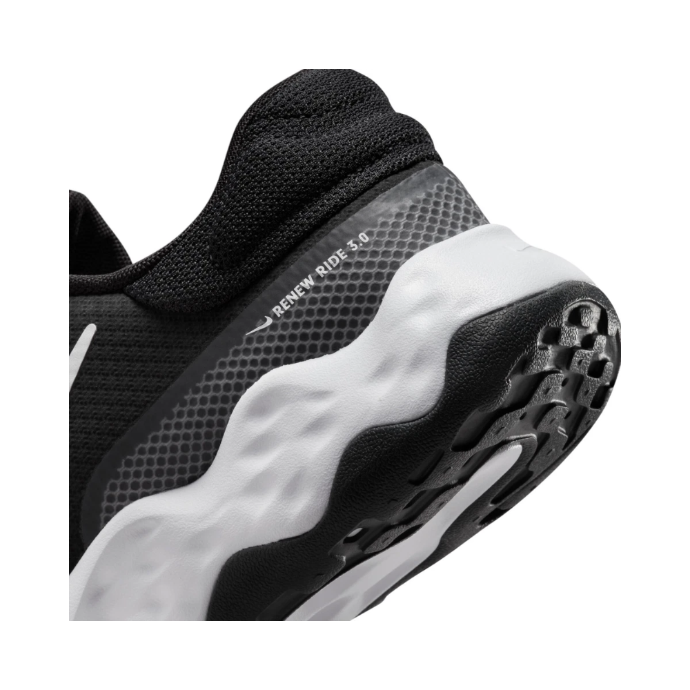 Nike Men's Renew Ride 3 – Black/White (with Smoke Grey) DC8185 001